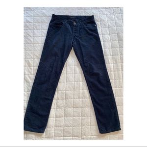 Theory Blue Straight Leg Corduroy (Size 31)